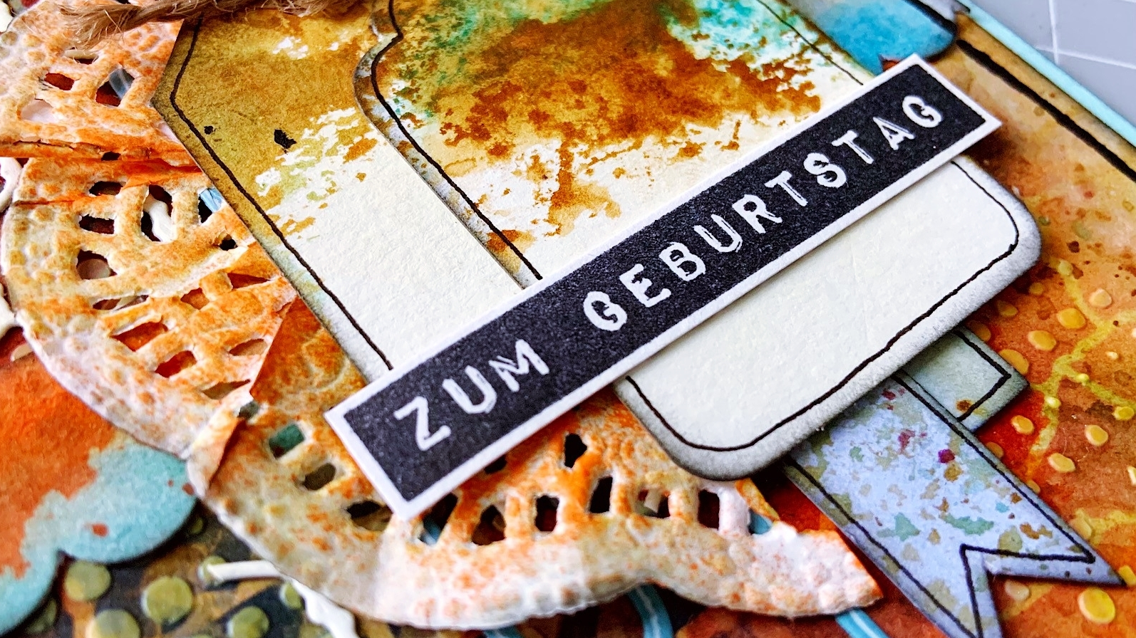 Stempel von Kartenkunst zum Geburtstag